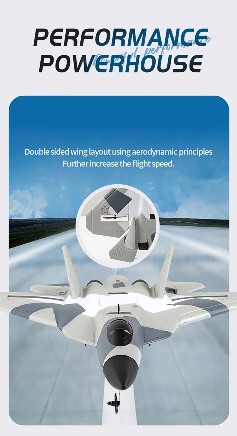 RC Foam Aircraft SU35 Rc Plane 2.4G Radio Control Glider Remote Control Fighter Glider Airplane Foam Boys Toys for Children