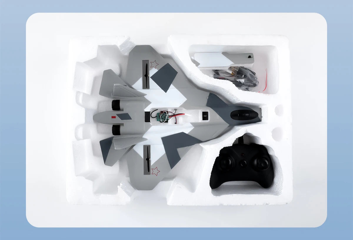 RC Foam Aircraft SU35 Rc Plane 2.4G Radio Control Glider Remote Control Fighter Glider Airplane Foam Boys Toys for Children